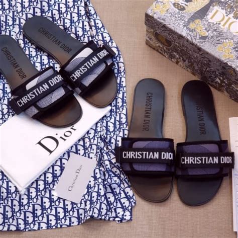 christian dior slides authentic|Christian Dior slides on sale.